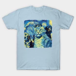 The Pet Society Van Gogh Style T-Shirt